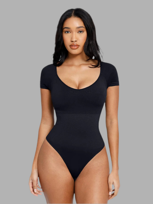 OuterContour Low-Neck Thong Bodysuit