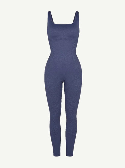 SculptFit Square Neck U-Back Jumpsuit