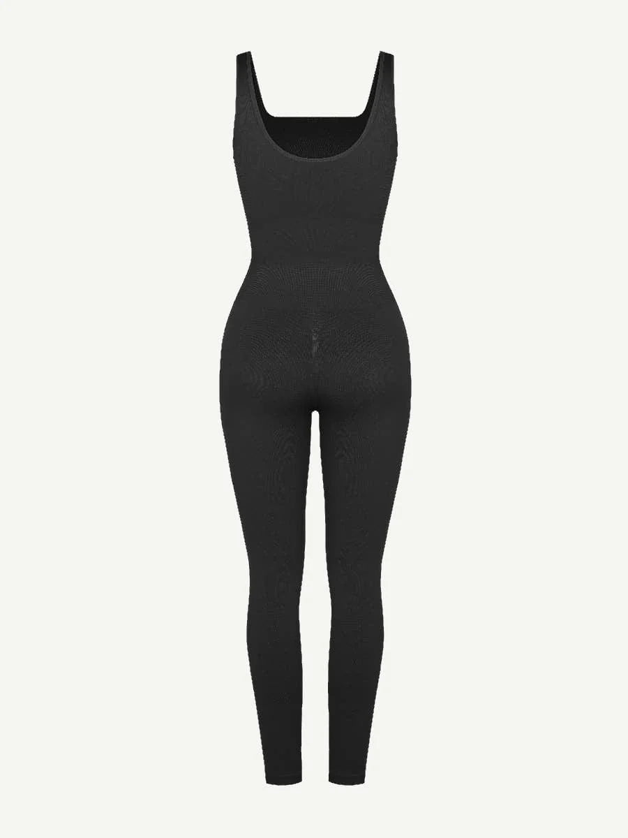 SculptFit Square Neck U-Back Jumpsuit