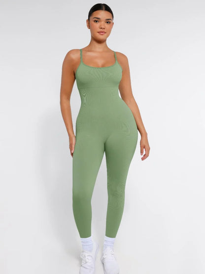 SculptFit Sleeveless Jumpsuit