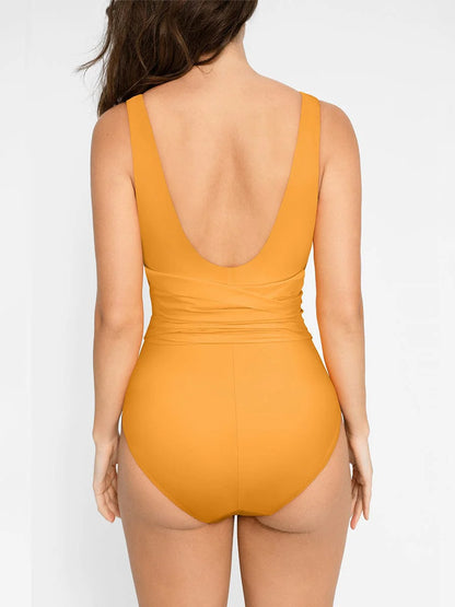 Sculptfit One Piece V Neck Swimsuit